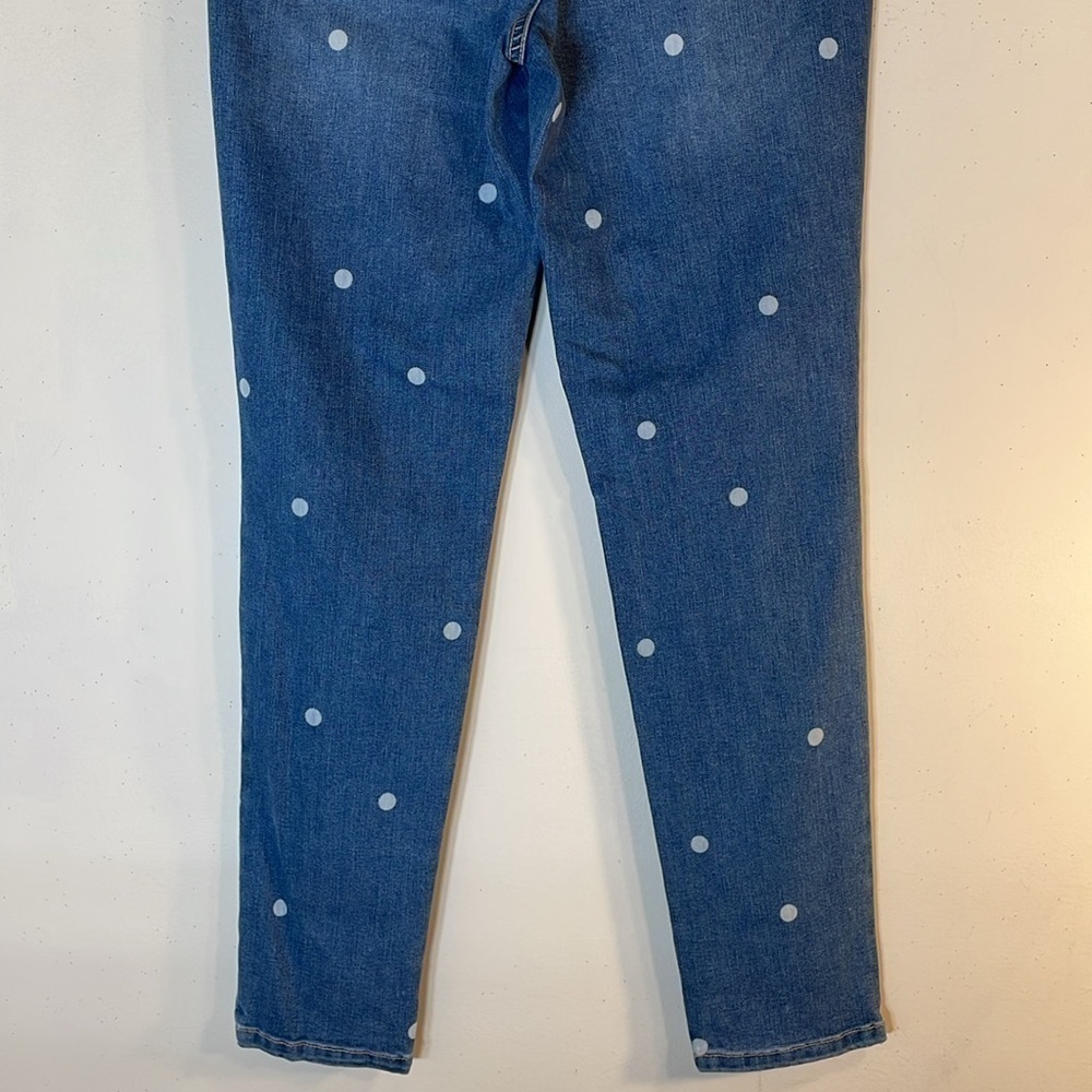 Maison Jules Slim Boyfriend Mid Rise Polkadot Jeans. 6/28. NWT. - Picture 13 of 13